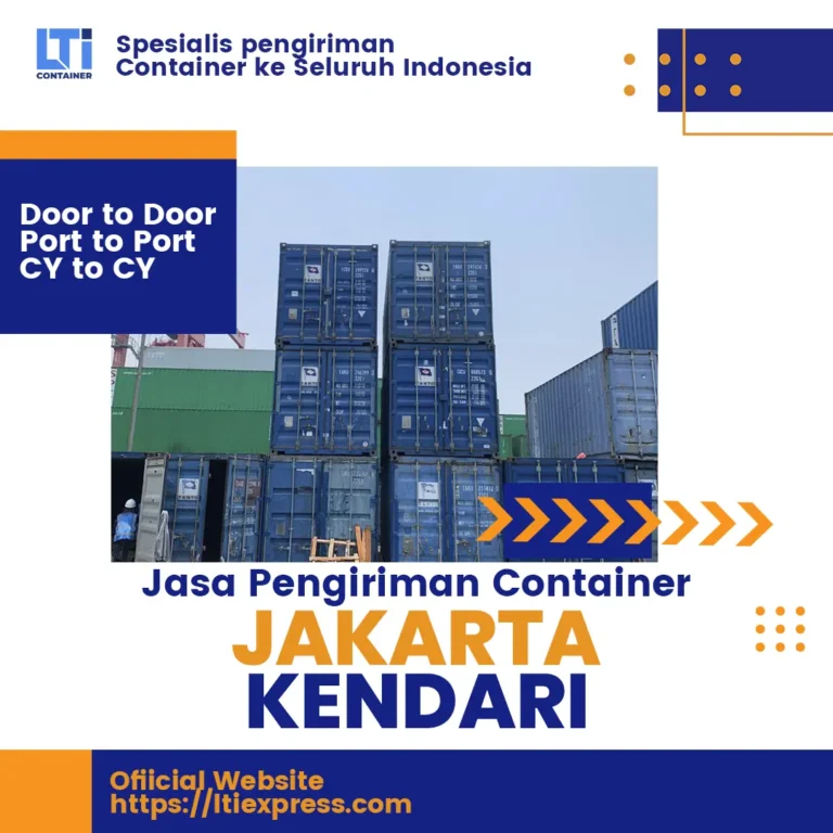 Jasa Pengiriman Container Jakarta Kendari