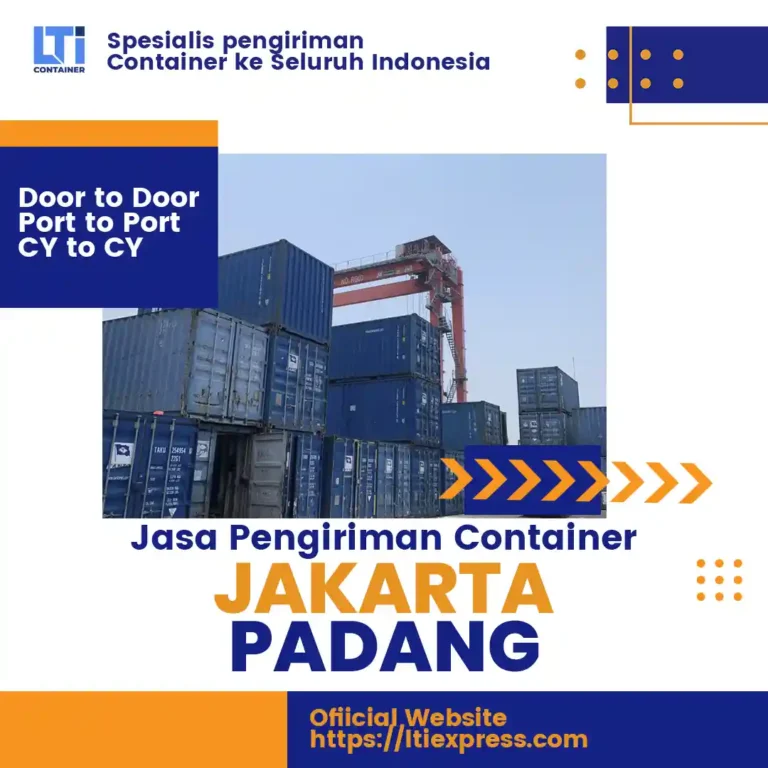 Jasa Pengiriman Container Jakarta Padang