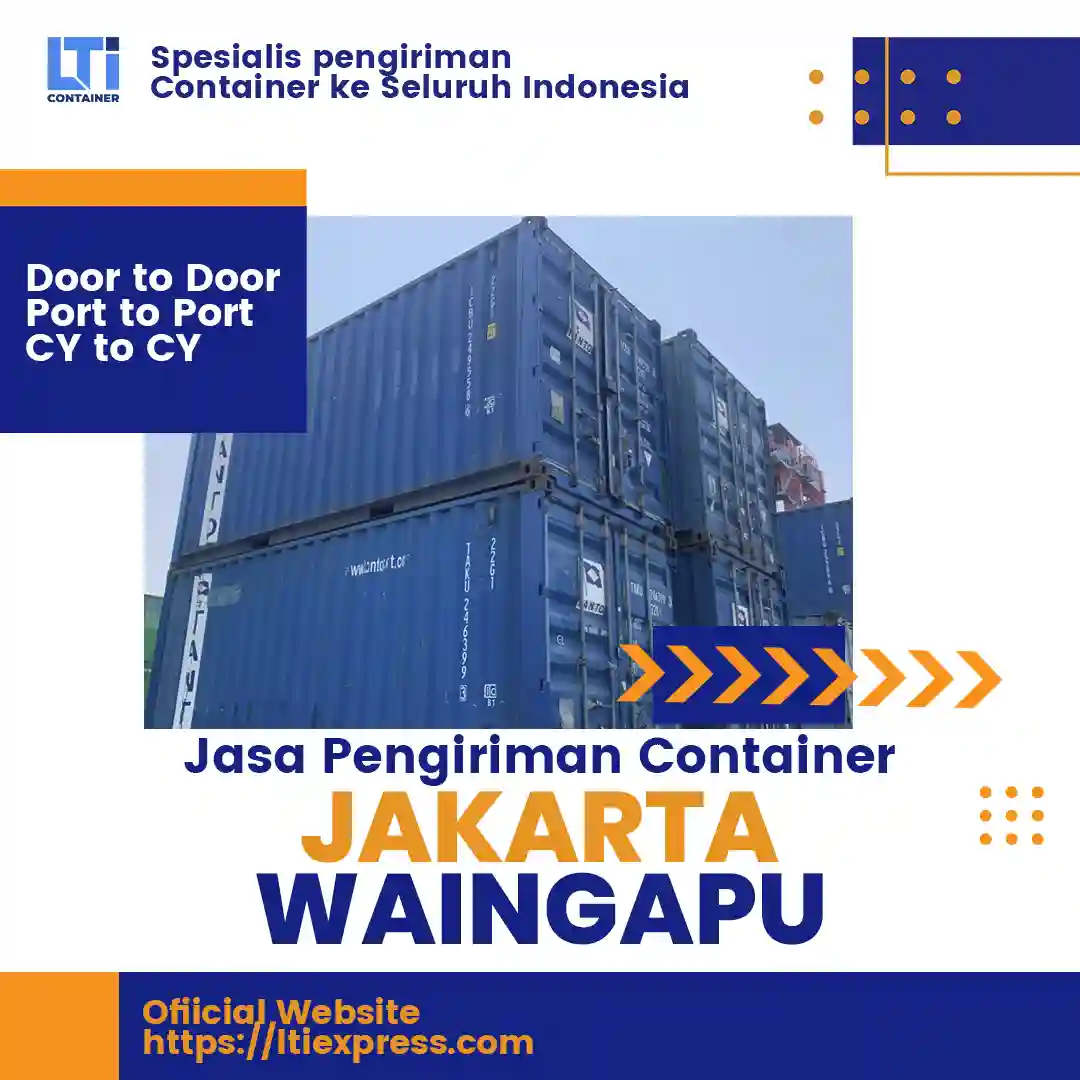 Jasa Pengiriman Container Jakarta Waingapu