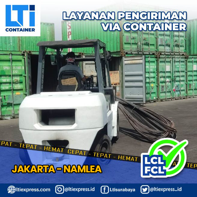 biaya ekspedisi container Jakarta Namlea
