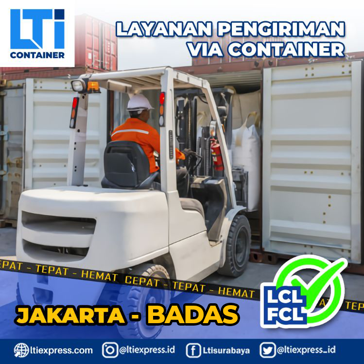 biaya ekspedisi container Jakarta Badas