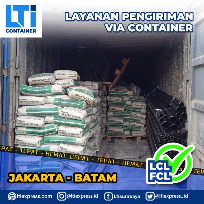 biaya ekspedisi container Jakarta Palembang