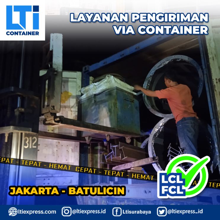 pengiriman container Jakarta Padang