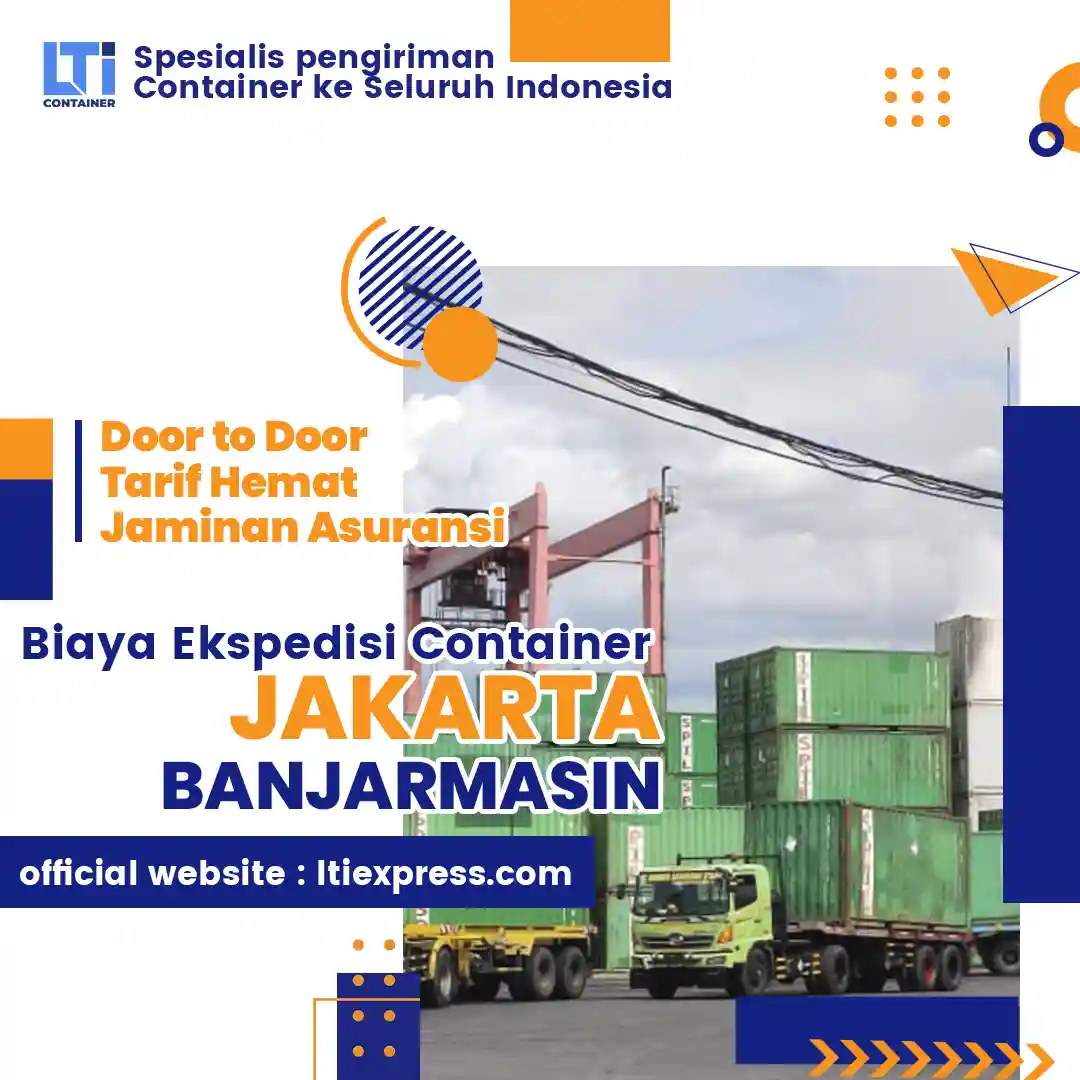 biaya ekspedisi container jakarta banjarmasin