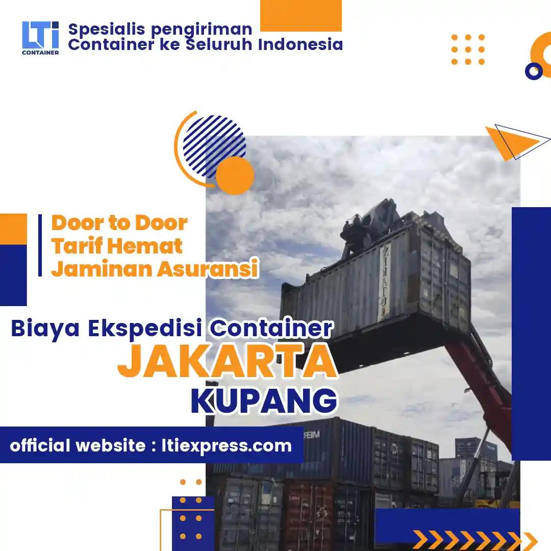 biaya ekspedisi container jakarta kupang