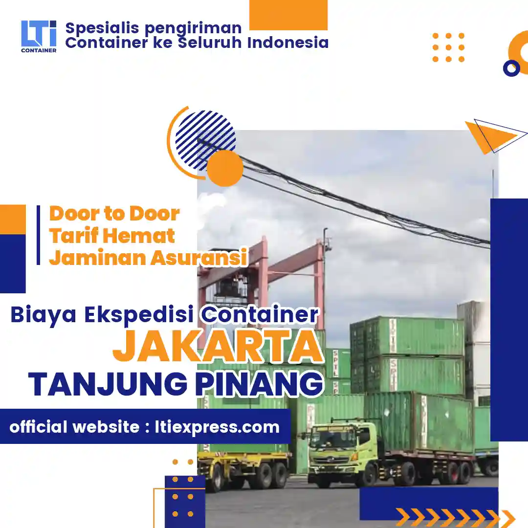 biaya ekspedisi container jakarta tanjung pinang