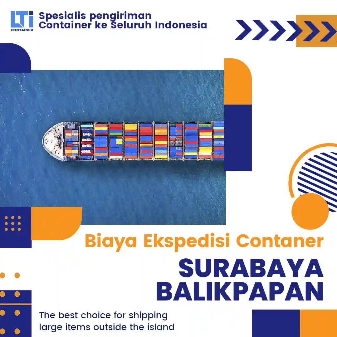biaya ekspedisi container surabaya balikpapan