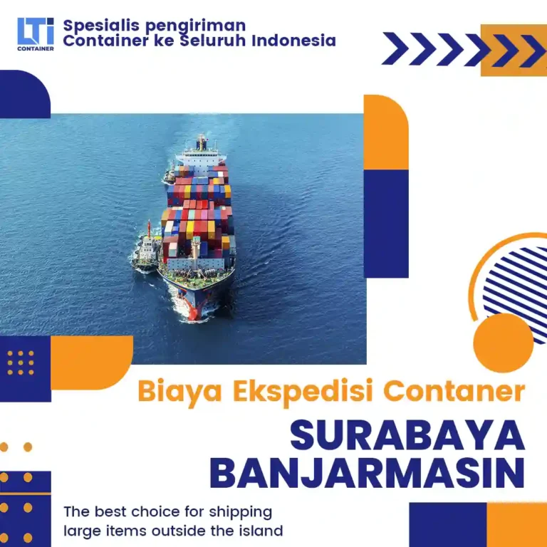 biaya ekspedisi container surabaya banjarmasin