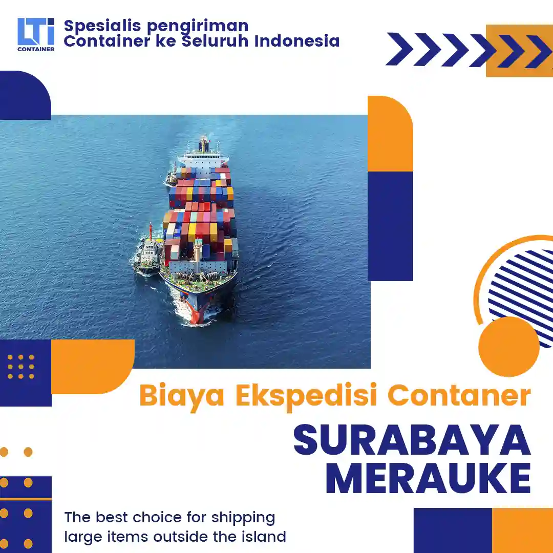 biaya ekspedisi container surabaya merauke