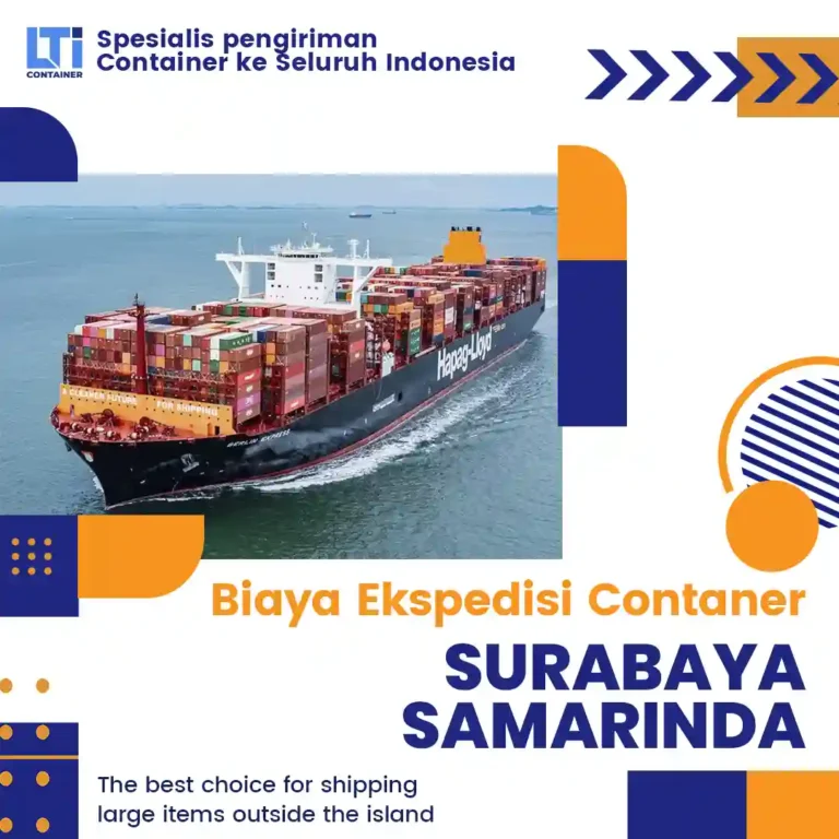 biaya ekspedisi container surabaya samarinda