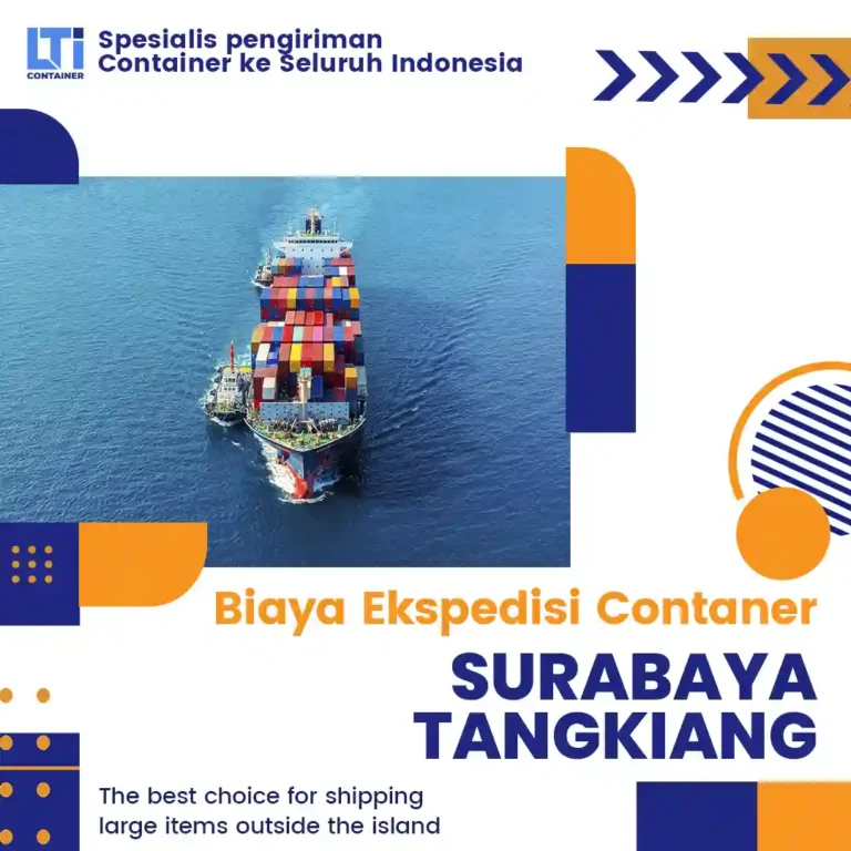 biaya ekspedisi container surabaya tangkiang