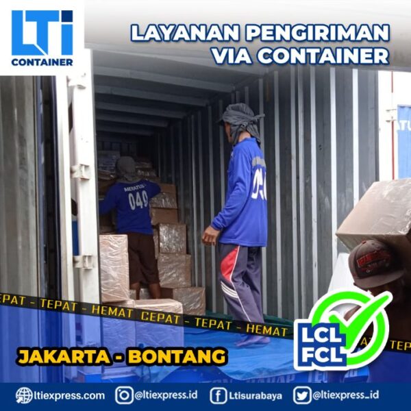 pengiriman container Jakarta Bontang