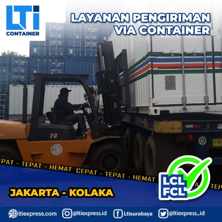 biaya ekspedisi container Jakarta Kolaka