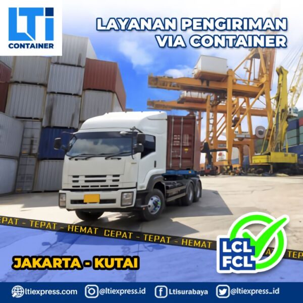 pengiriman container Jakarta Kutai