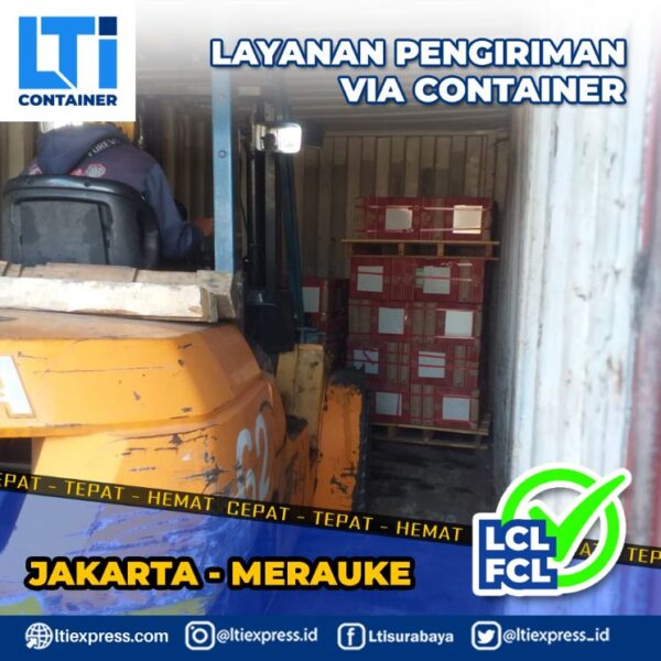 pengiriman container Jakarta Merauke