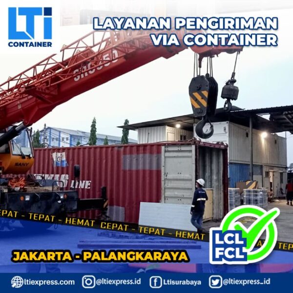biaya ekspedisi container Jakarta Palangkaraya