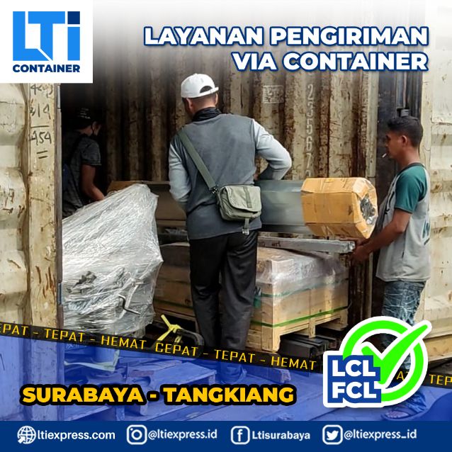 biaya ekspedisi container Surabaya Tangkiang