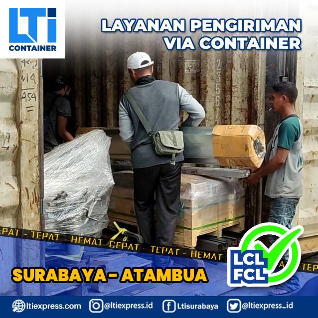 biaya ekspedisi container Surabaya Atambua