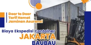 biaya ekspedisi container jakarta baubau