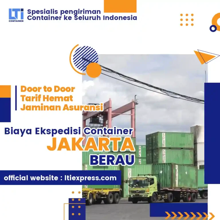 biaya ekspedisi container jakarta berau