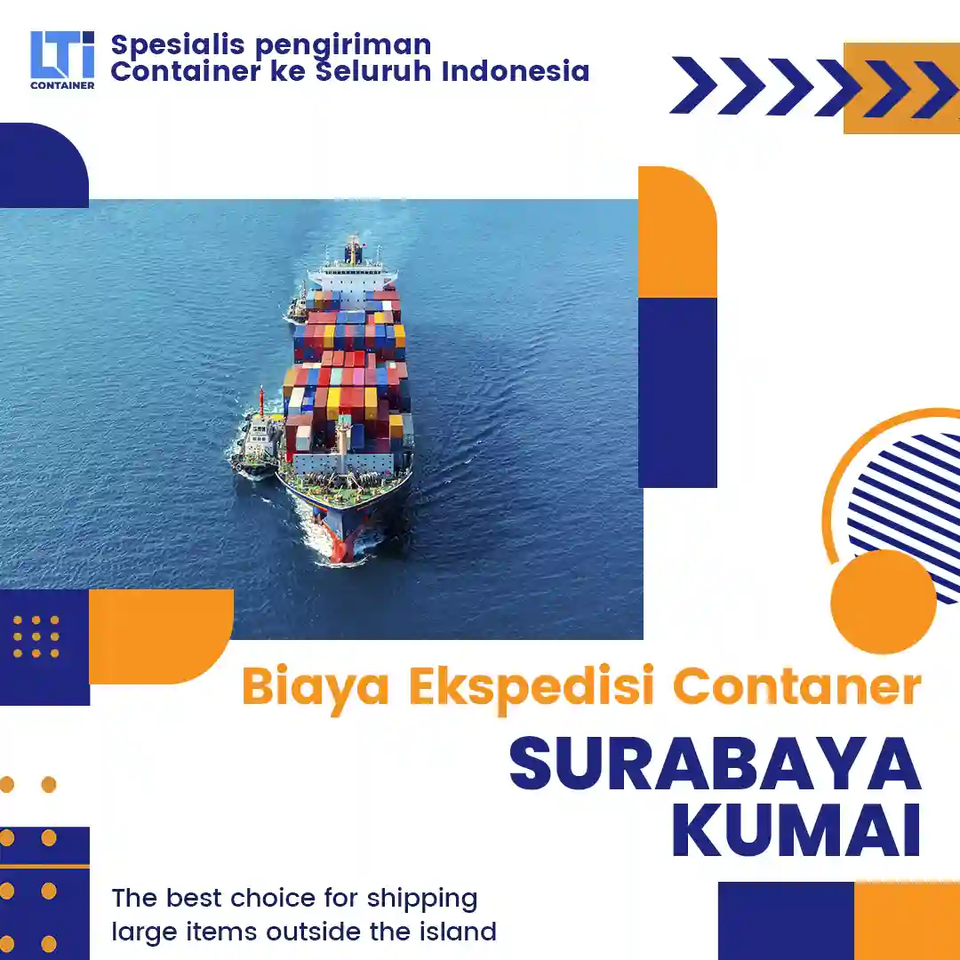 biaya ekspedisi container surabaya kumai