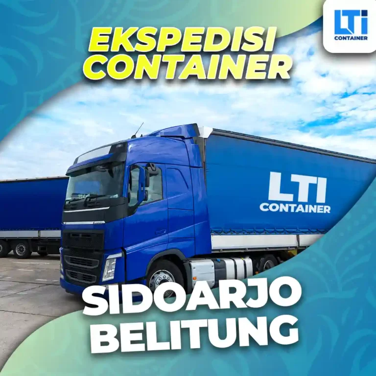 Ekspedisi Container Sidoarjo Belitung