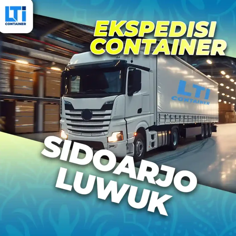 Ekspedisi Container Sidoarjo Luwuk