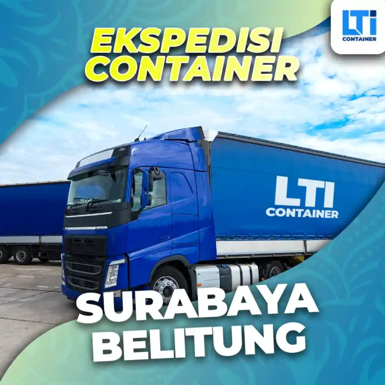 Ekspedisi Container Surabaya Belitung