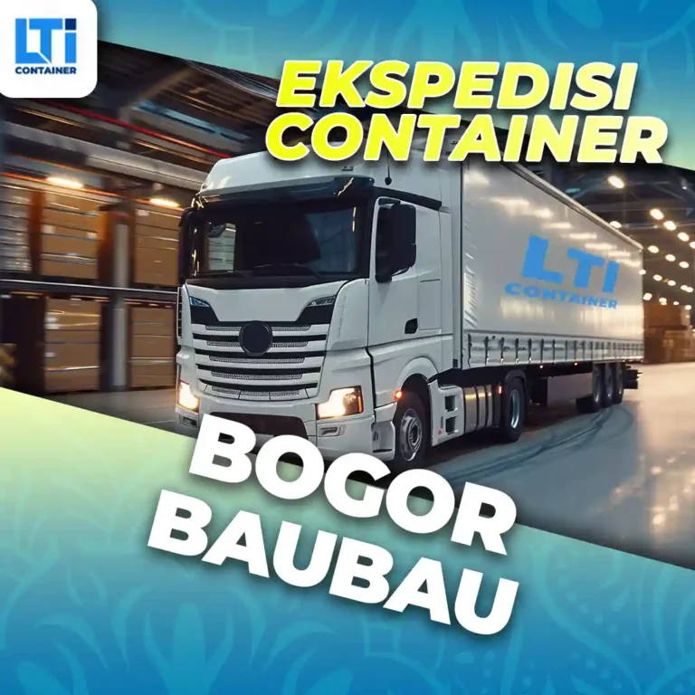 ekspedisi container bogor baubau