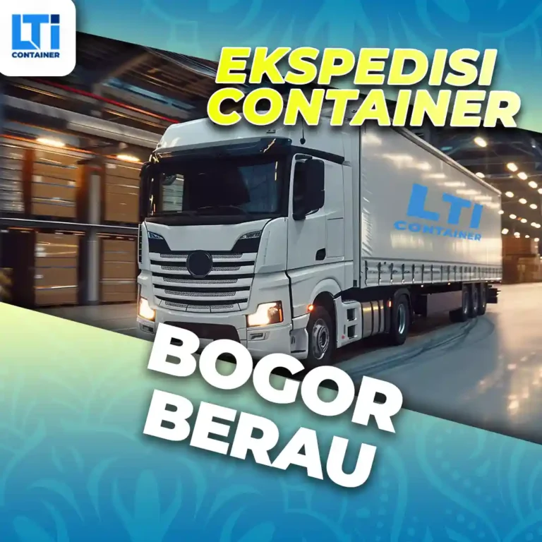 ekspedisi container bogor berau