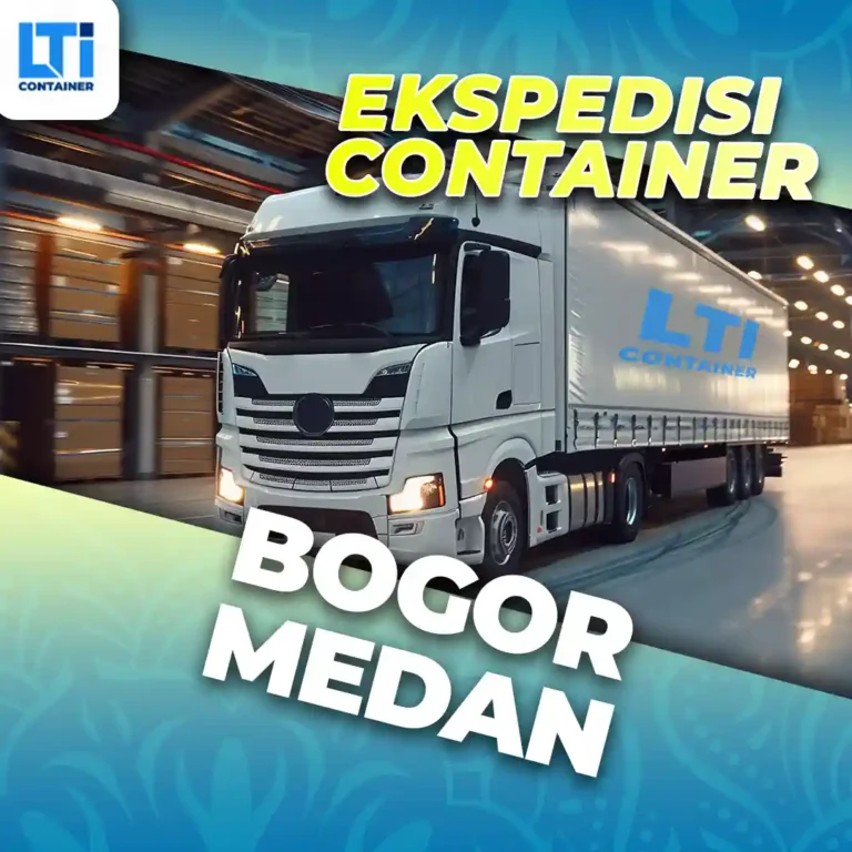 ekspedisi container bogor medan