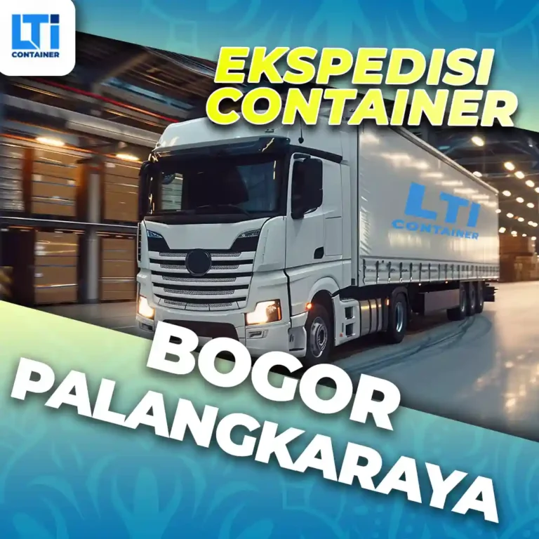 ekspedisi container bogor palangkaraya