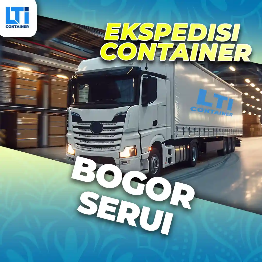 ekspedisi container bogor serui