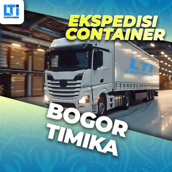 ekspedisi container bogor timika