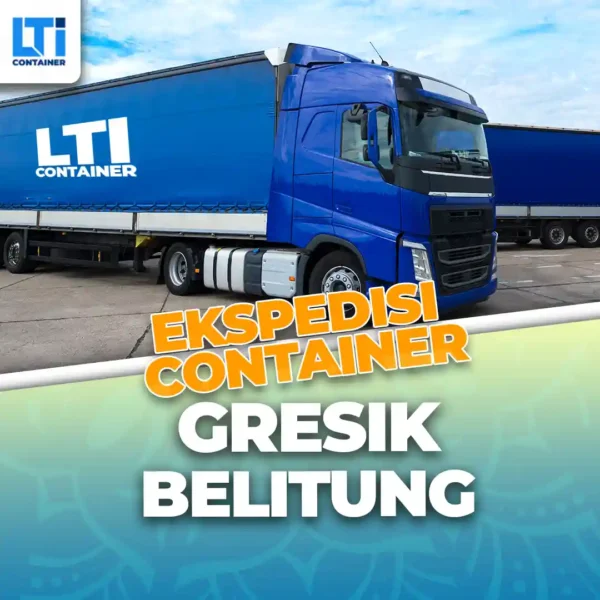 ekspedisi container gresik belitung