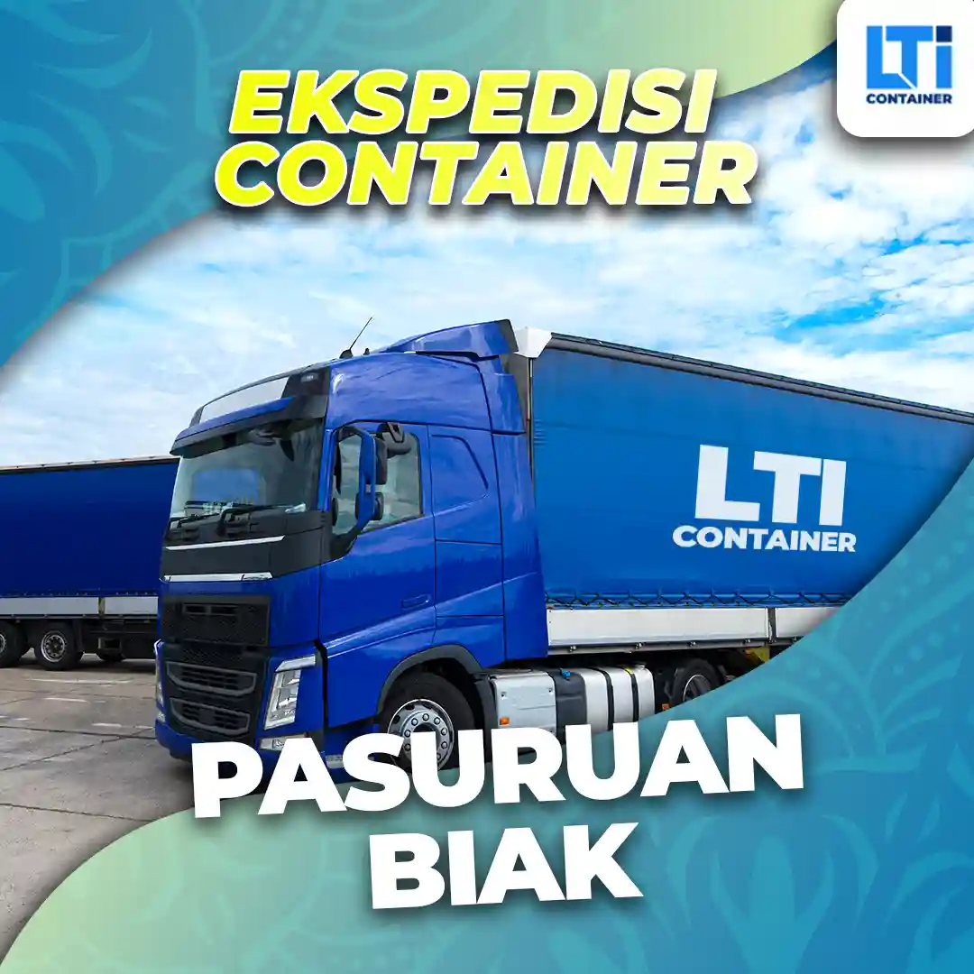 ekspedisi container pasuruan biak