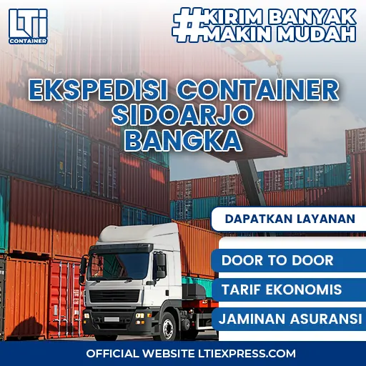 ekspedisi container sidoarjo bangka