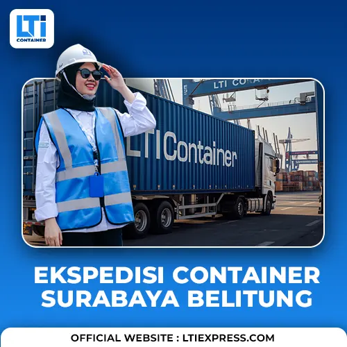 ekspedisi container surabaya belitung