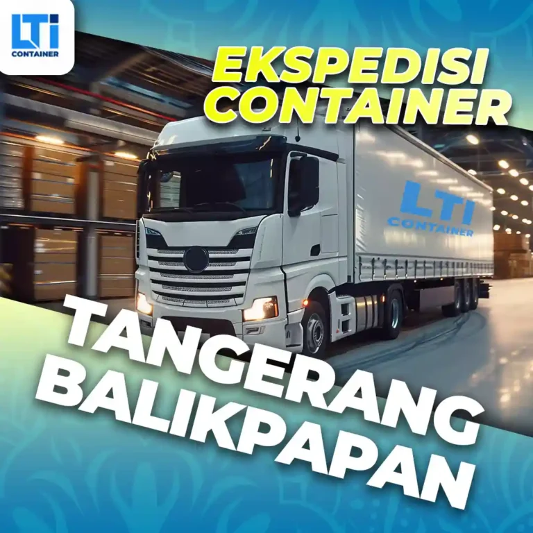 ekspedisi container tangerang balikpapan