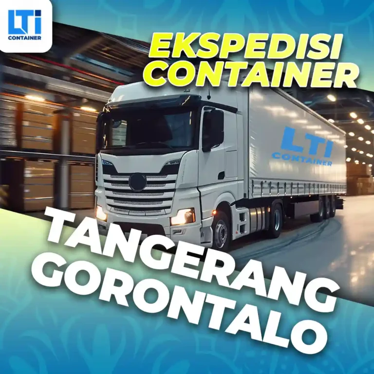 ekspedisi container tangerang gorontalo