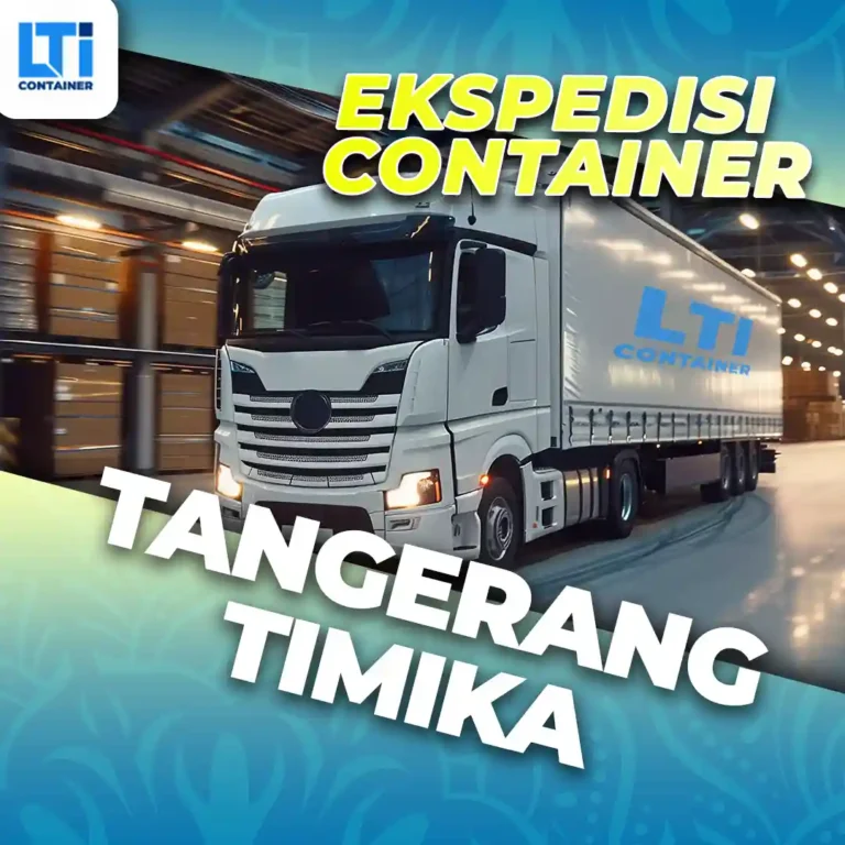 ekspedisi container tangerang timika