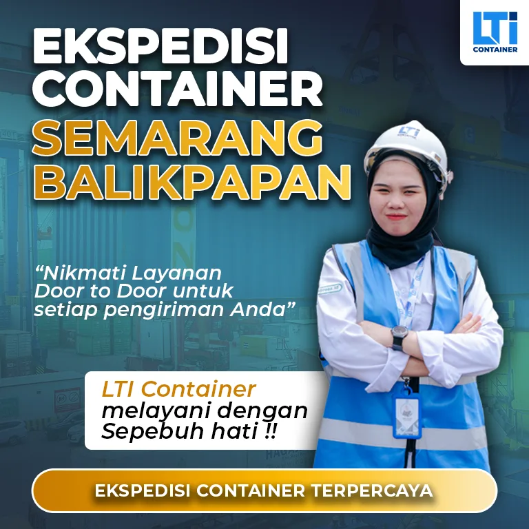 ekspedisi container semarang balikpapan