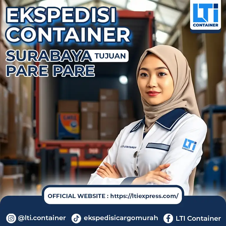 ekspedisi container surabaya pare pare
