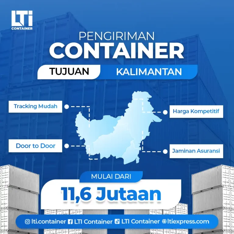 Tarif Ekspedisi Container Surabaya Kalimantan