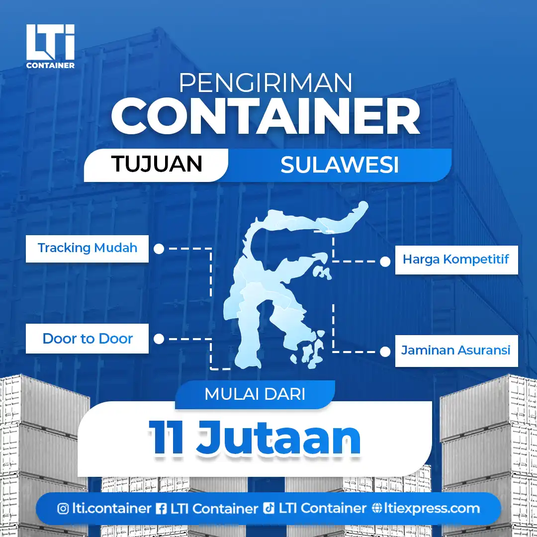 Tarif Ekspedisi Container Surabaya ke Sulawesi