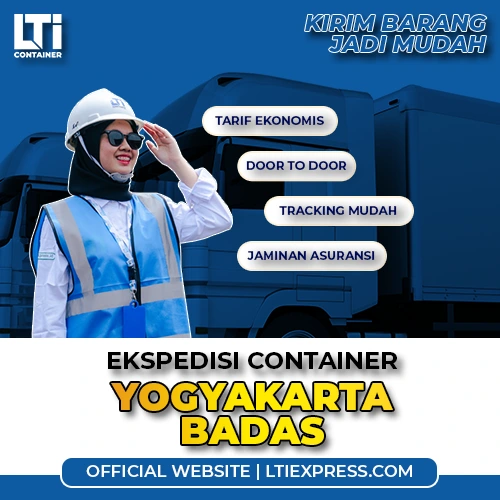 ekspedisi container yogyakarta ke badas