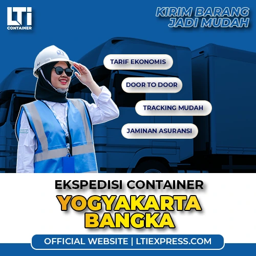 ekspedisi container yogyakarta ke bangka