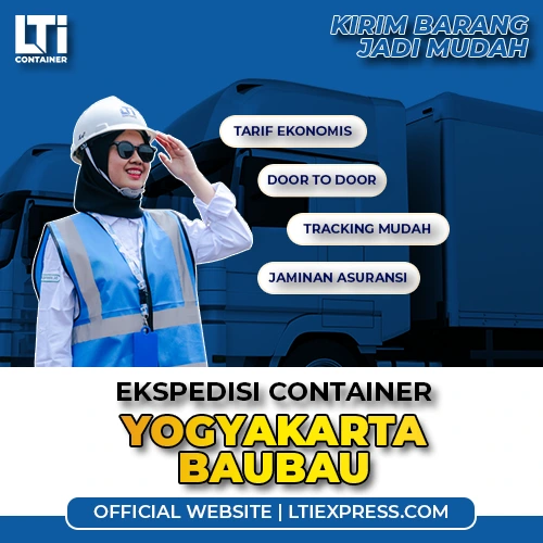 ekspedisi container yogyakarta ke baubau