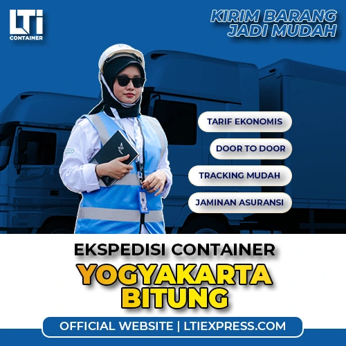 ekspedisi container yogyakarta ke bitung