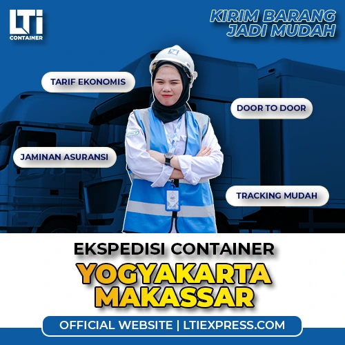 ekspedisi container yogyakarta ke makassar